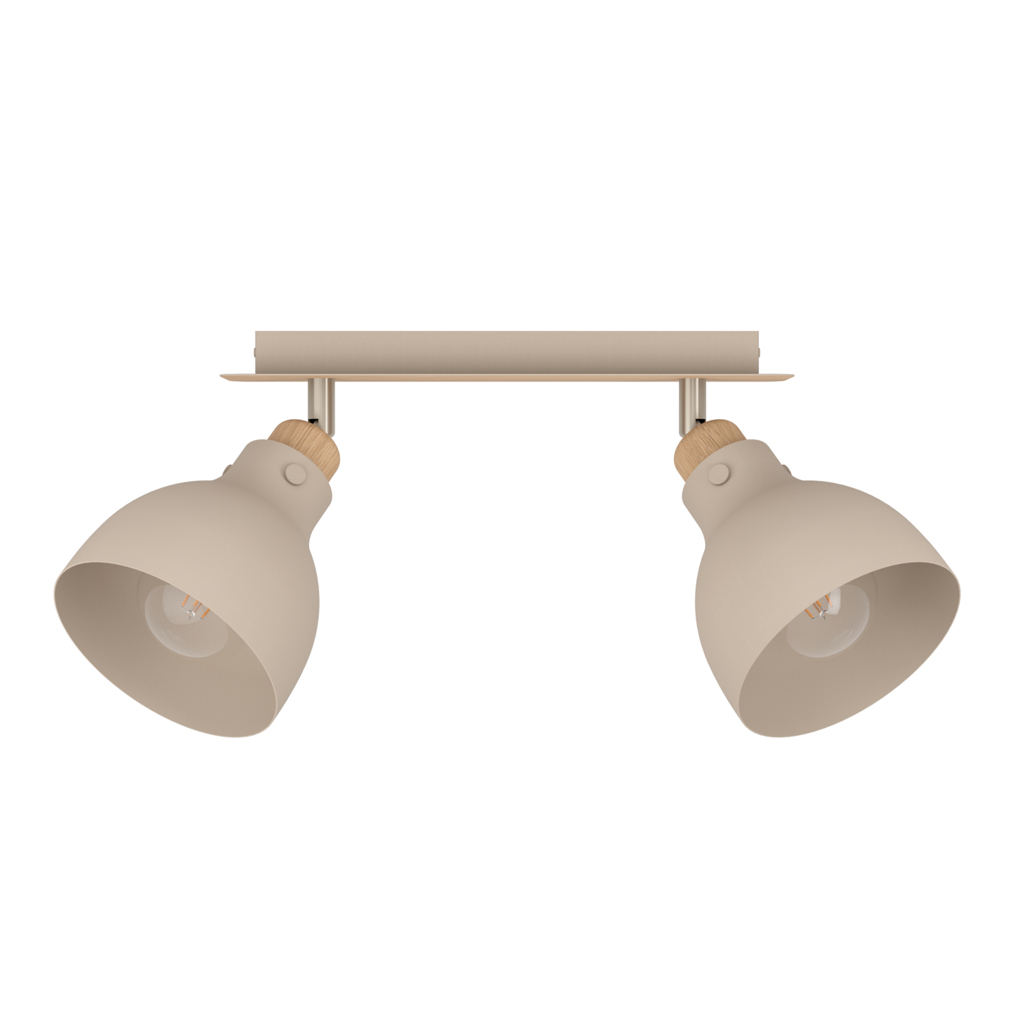 Kattovalaisin EGLO Arrecife 2-os 2xE27 28W hiekka/puu