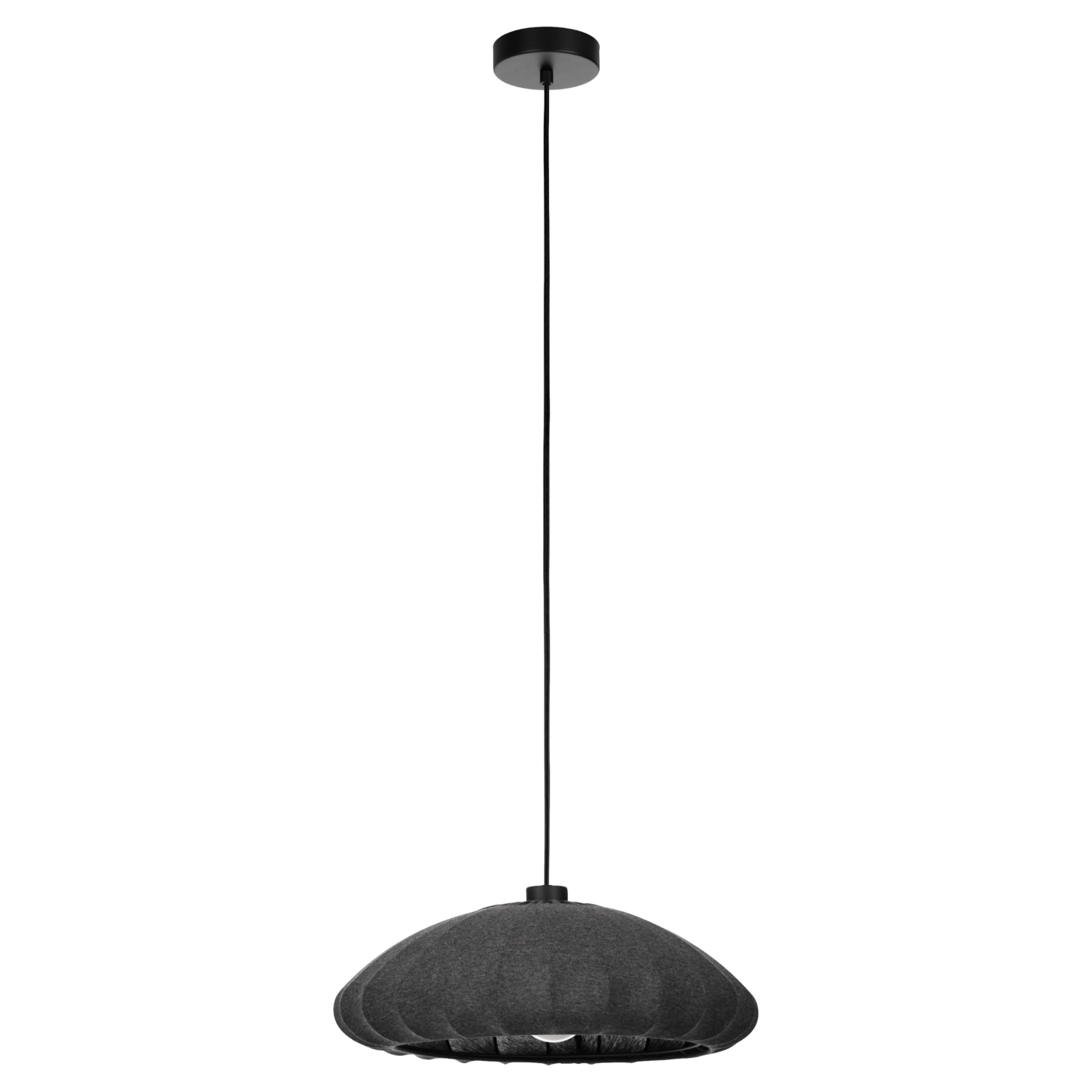 Riippuvalaisin EGLO Barlaston 45cm E27 40W musta/harmaa