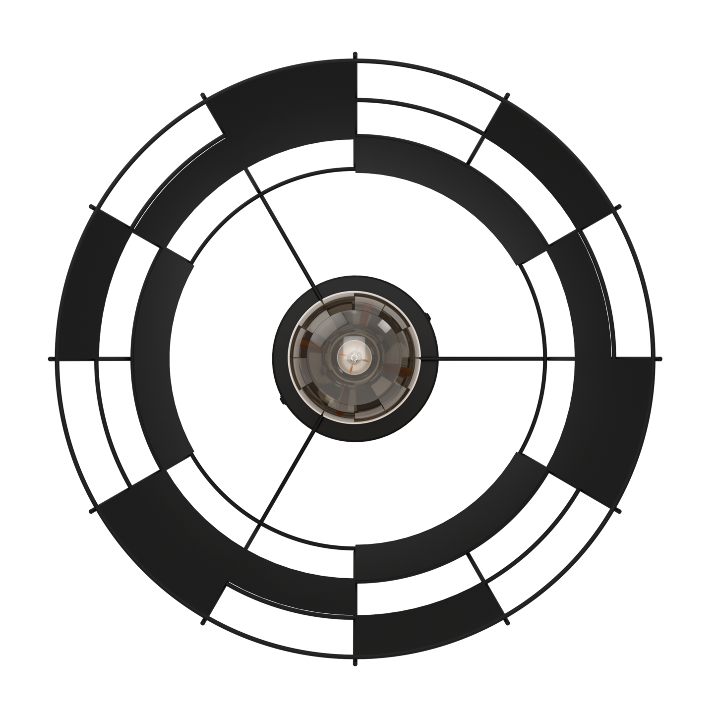 Kattovalaisin EGLO Pontefract 42cm E27 40W musta