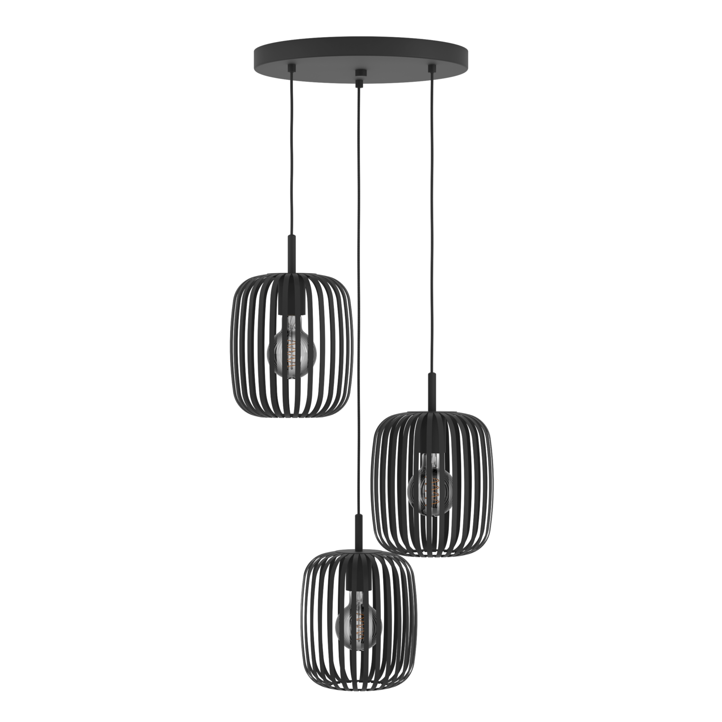 Riippuvalaisin EGLO Romazzina 3-o s3xE27 40W musta