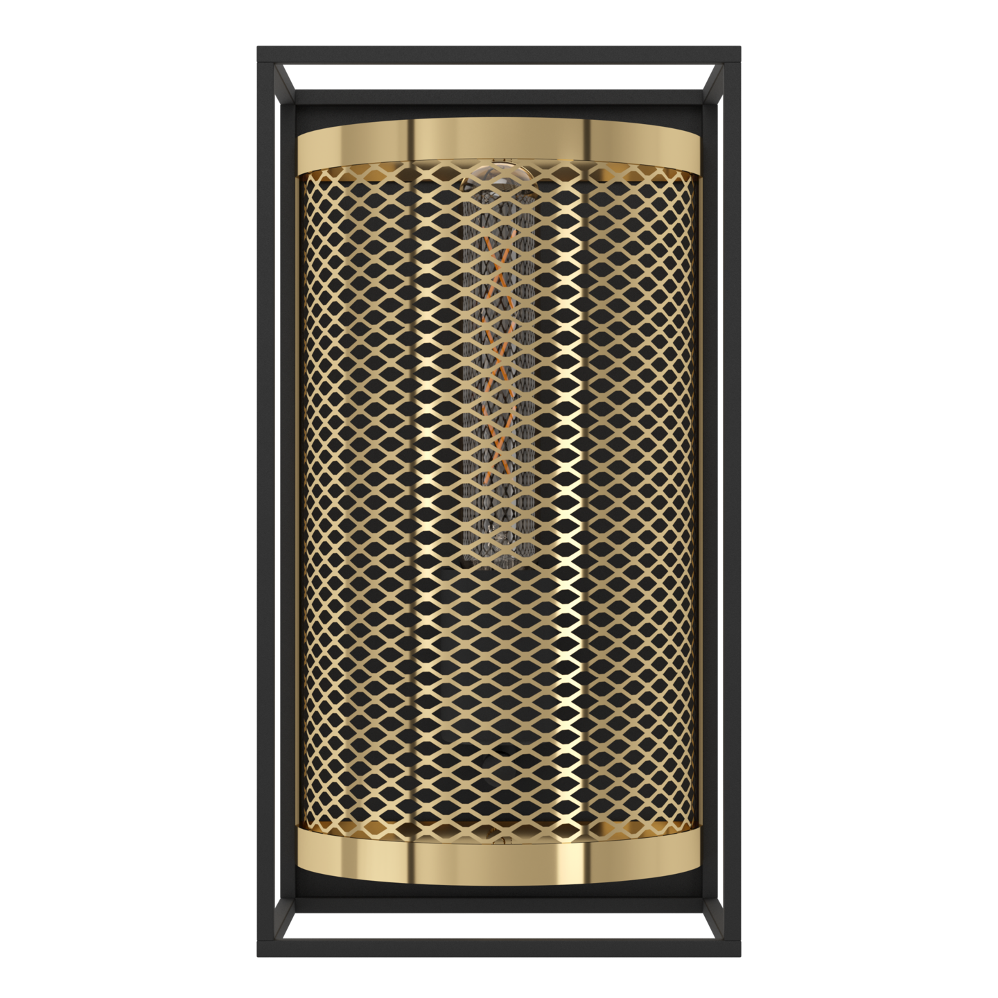 Seinävalaisin EGLO nohales E27 40W messinki/musta