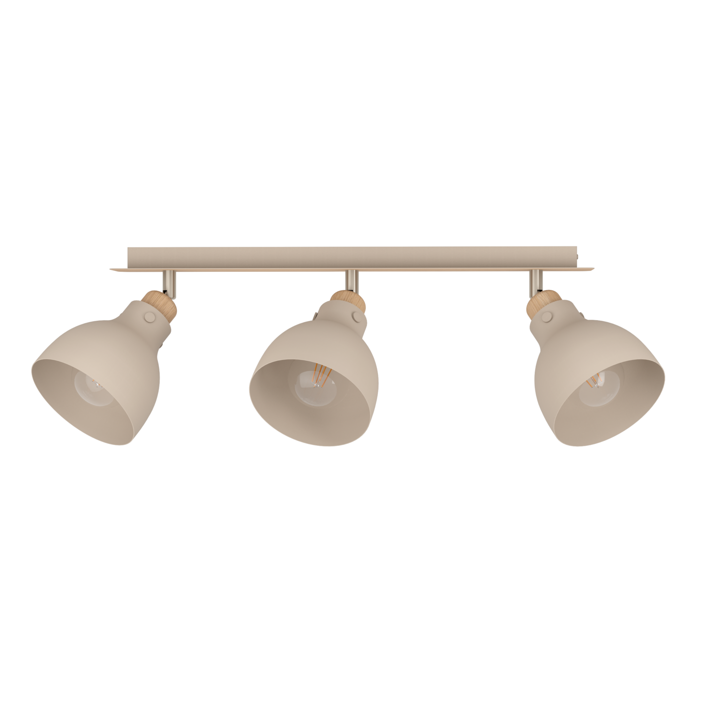 Kattovalaisin EGLO Arecife 3-os 3xE27 28W hiekka/puu