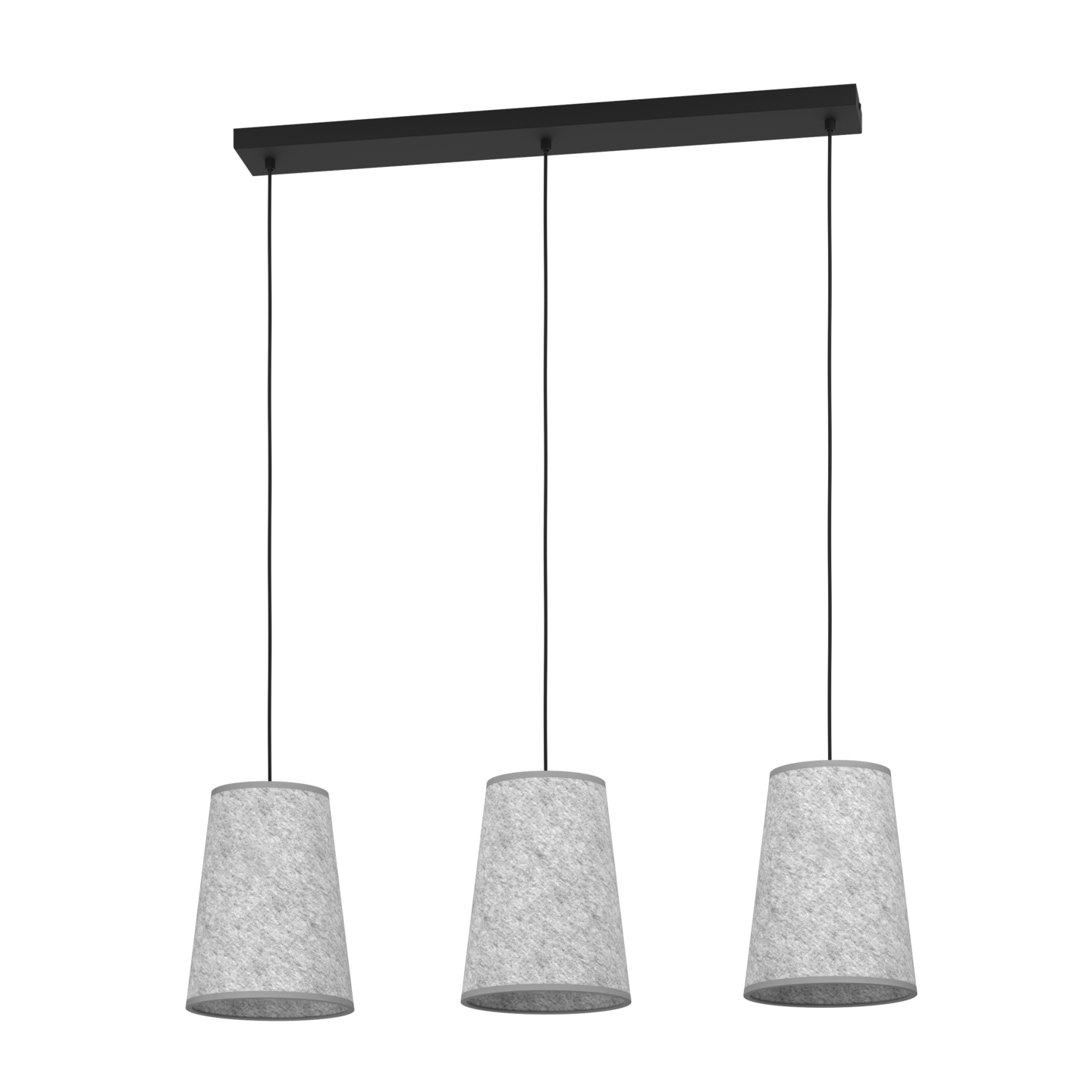 Riippuvalaisin EGLO Alsager 3-os 3xE27 40W harmaa/musta