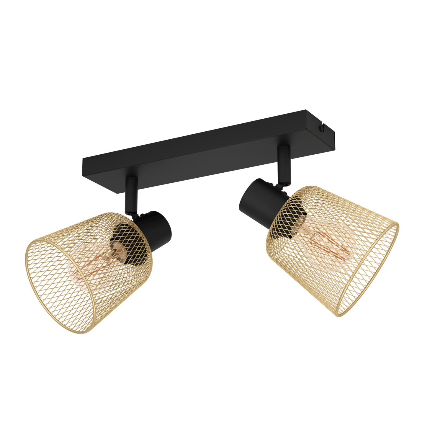 Kattovalaisin EGLO Coslada 2-os 2xE27 40W messinki/musta