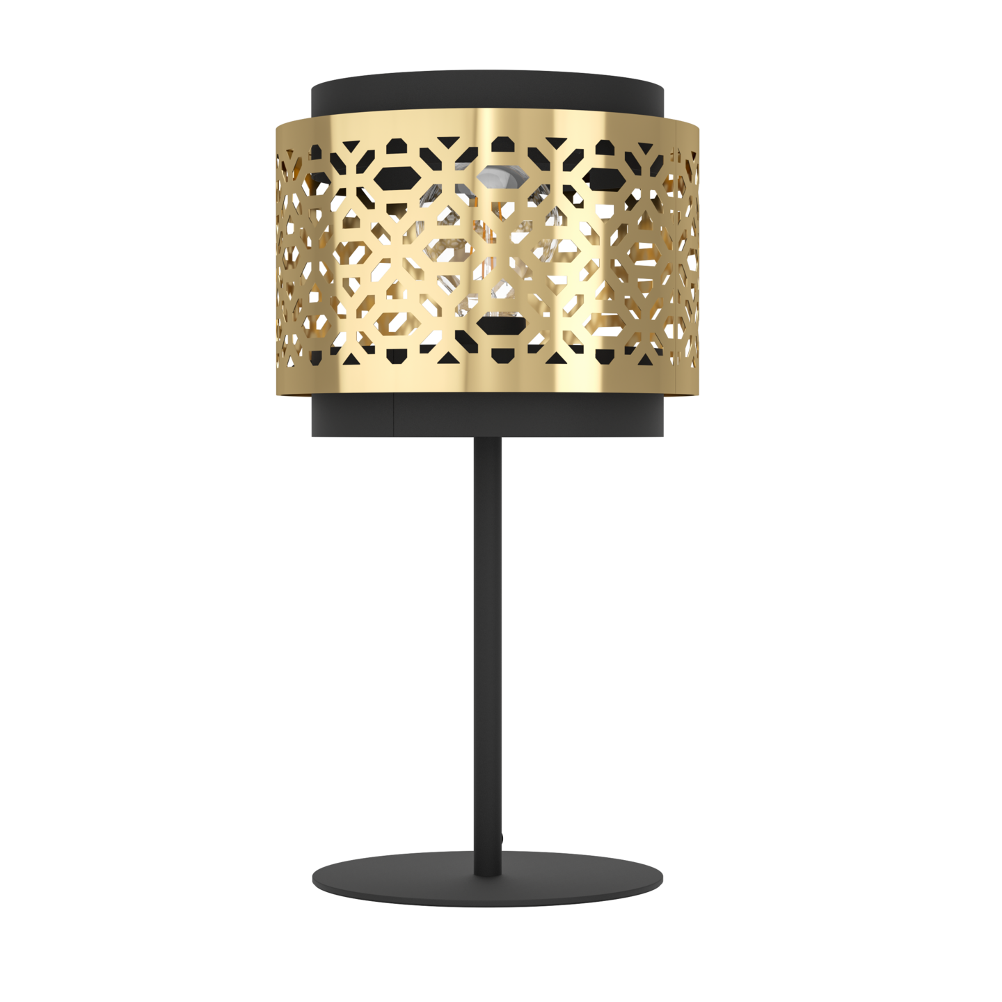 Pöytävalaisin EGLO Sandbach E27 40W messinki/musta