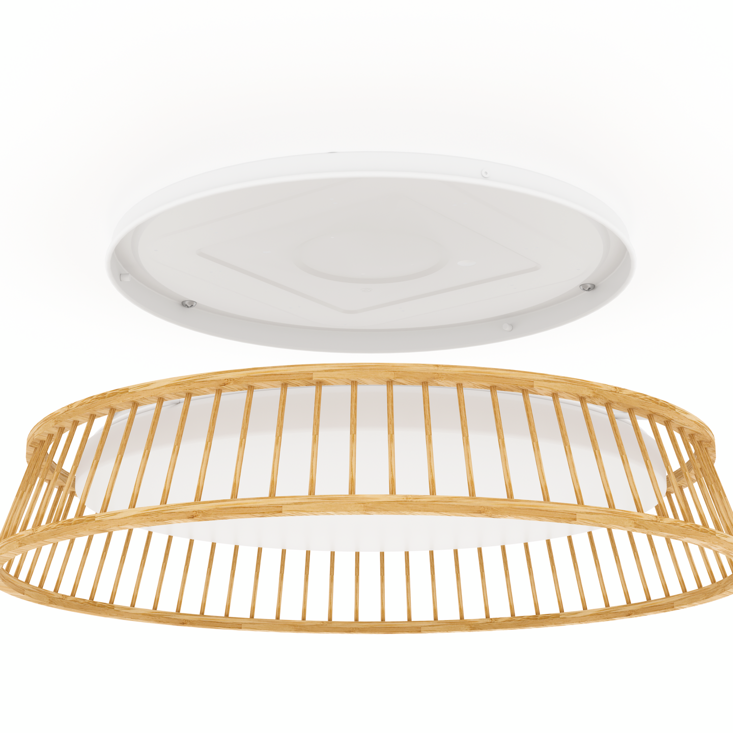 Kattovalaisin EGLO Luppineria 45cm 20W led bambu