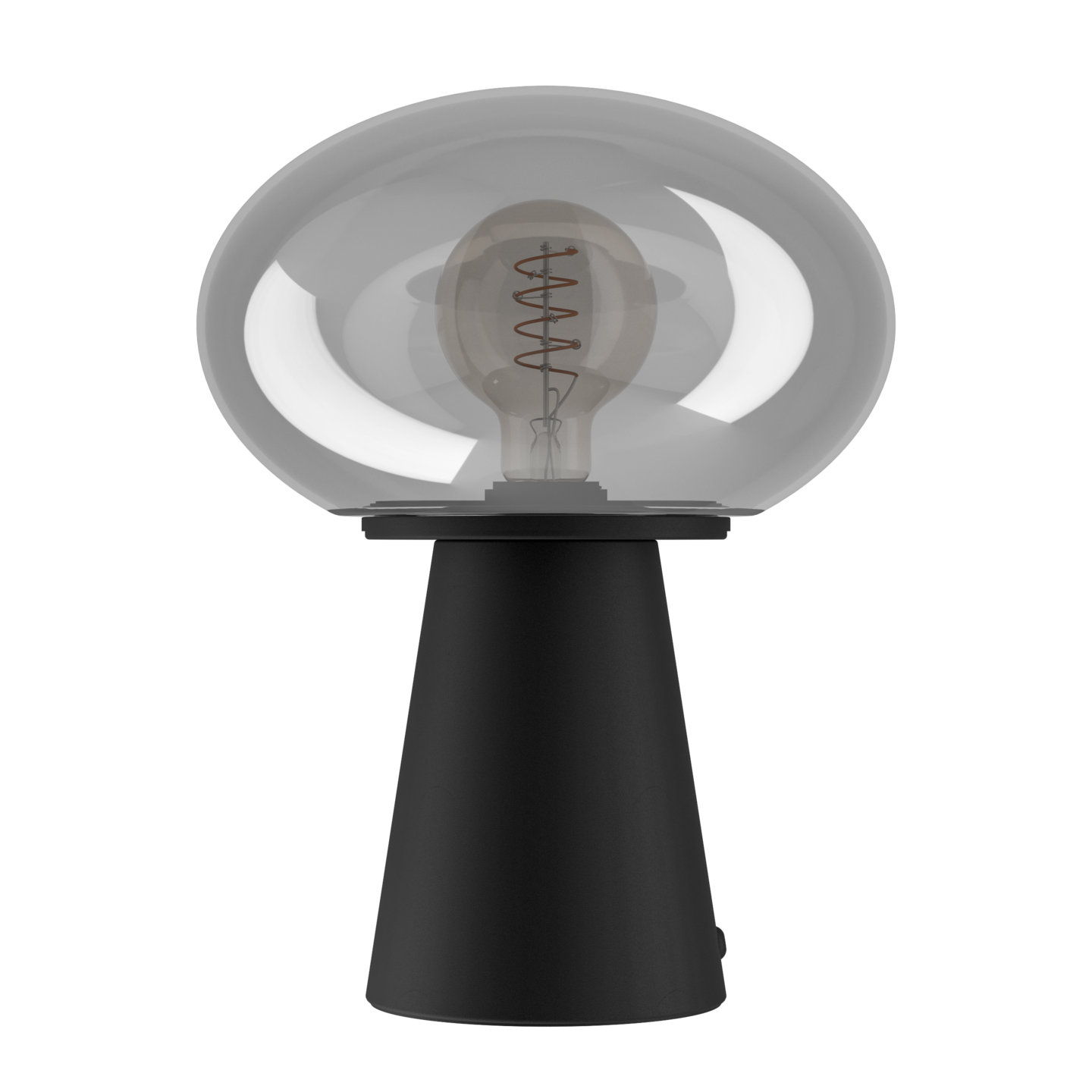 Pöytävalaisin EGLO Madonnina 32,5cm E27 40W musta/harmaa