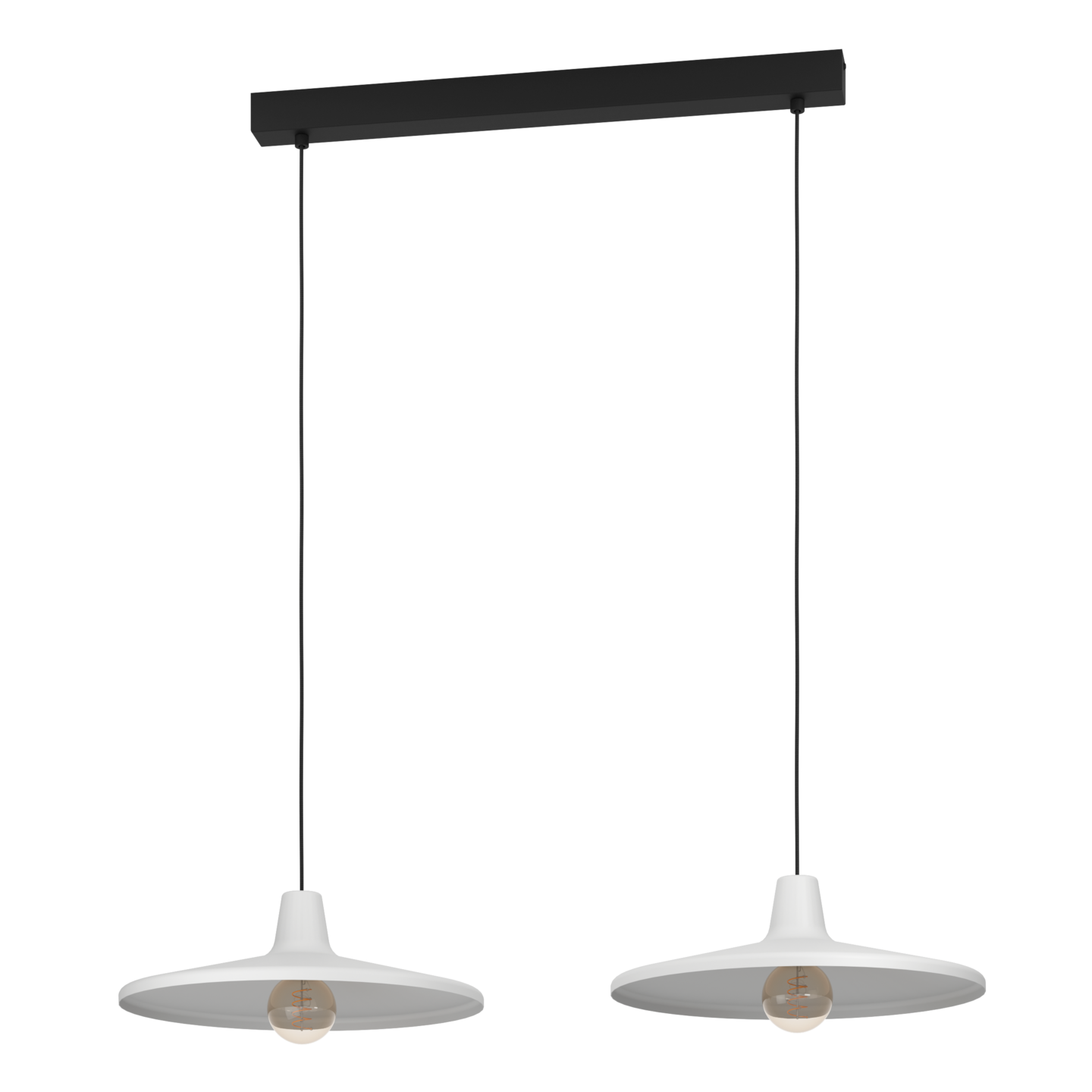 Riippuvalaisin EGLO Miniere 2-os 2xE27 40W harmaa/musta