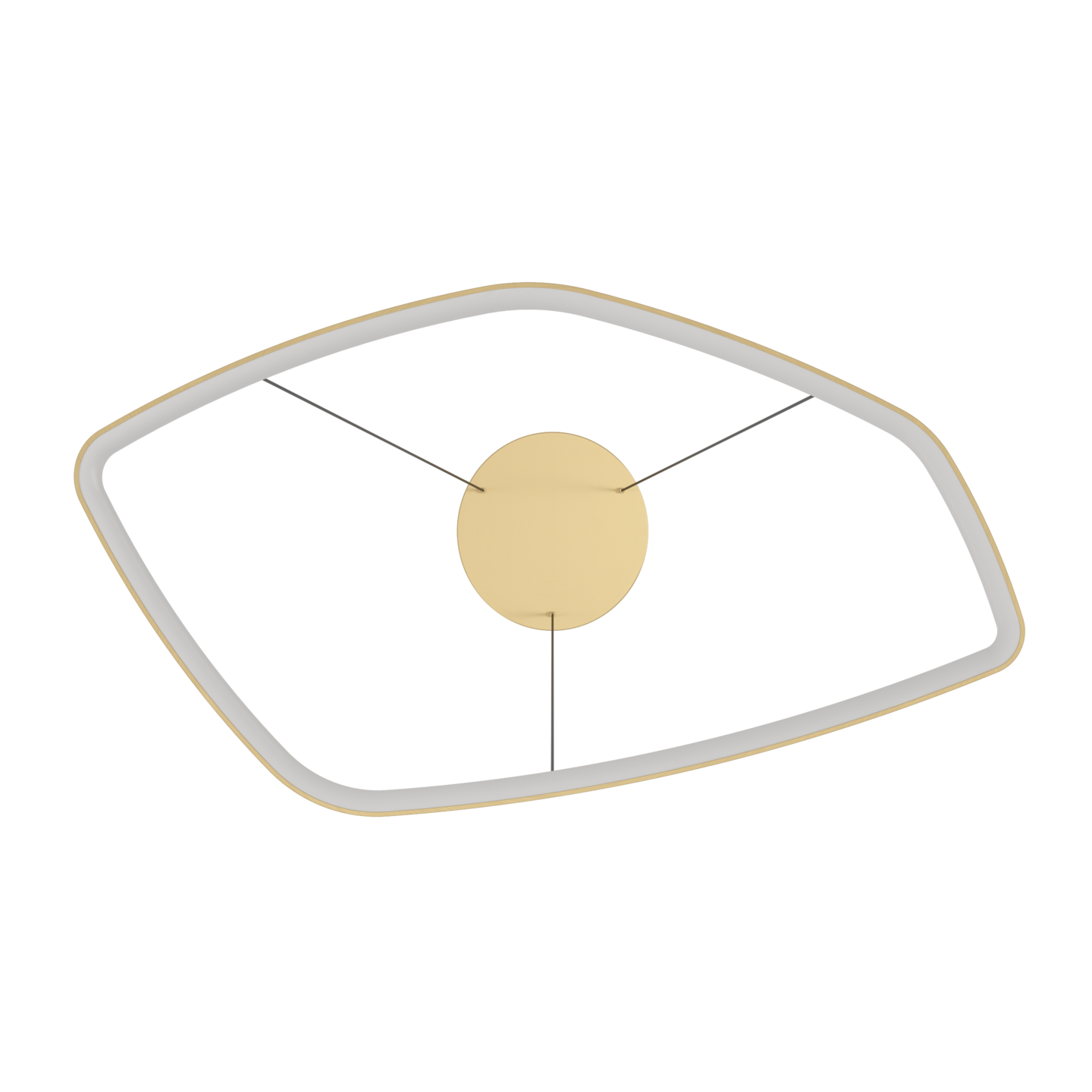 Riippuvalaisin EGLO Vallerosa 25,2W led messinki/valkoinen