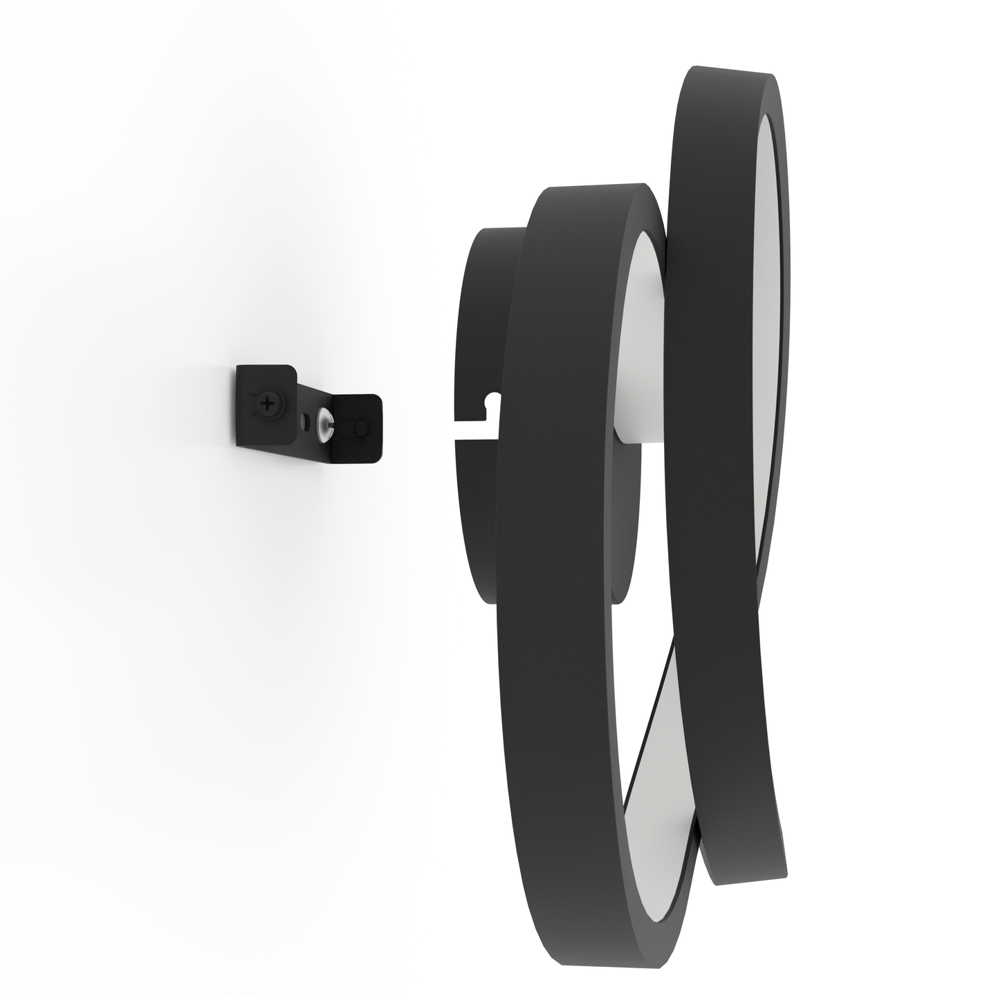 Seinävalaisin EGLO Gianella 14,5W led musta/valkoinen