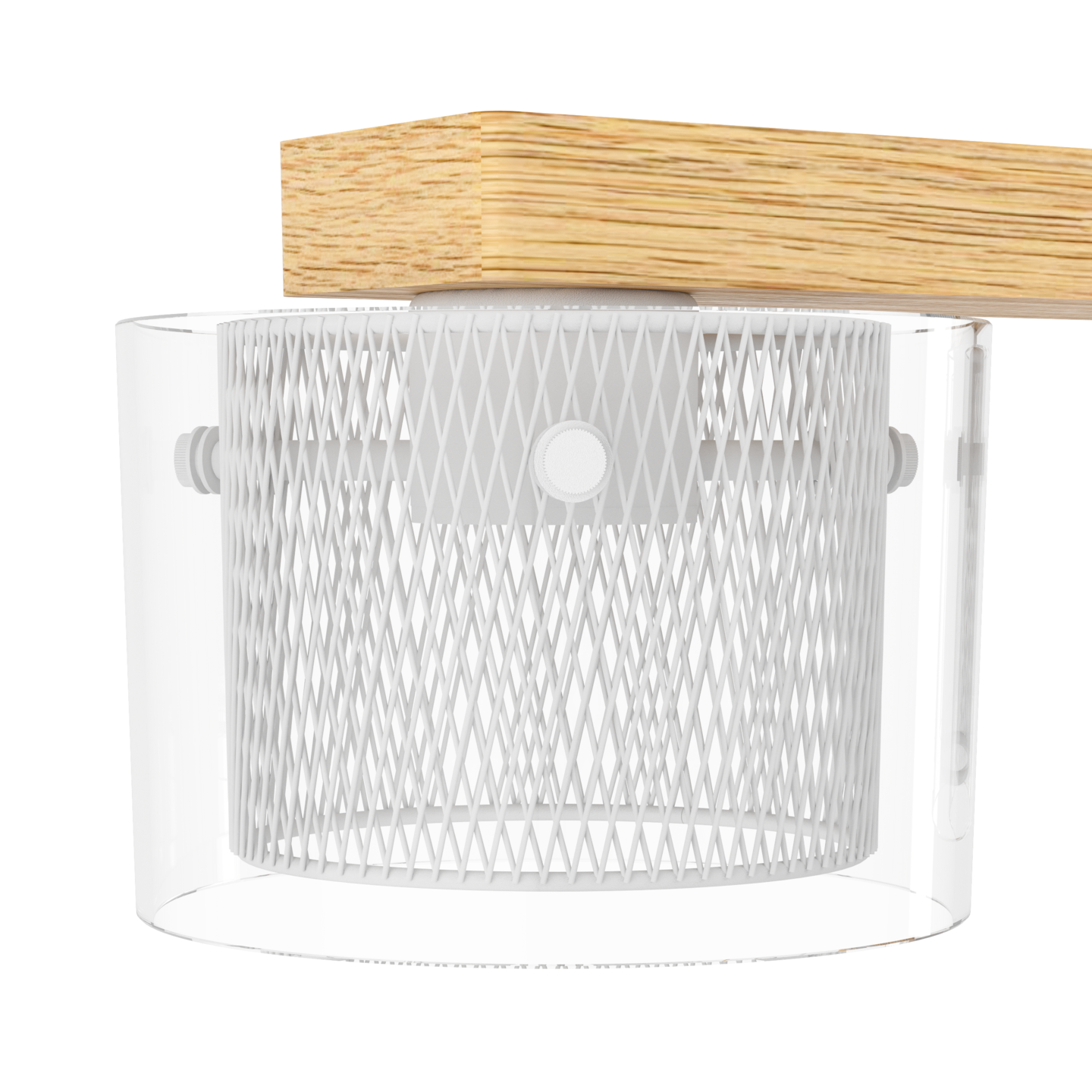 Riippuvalaisin Portico-z connect.z 4-osainen 4x3,7W led valkoinen/puu