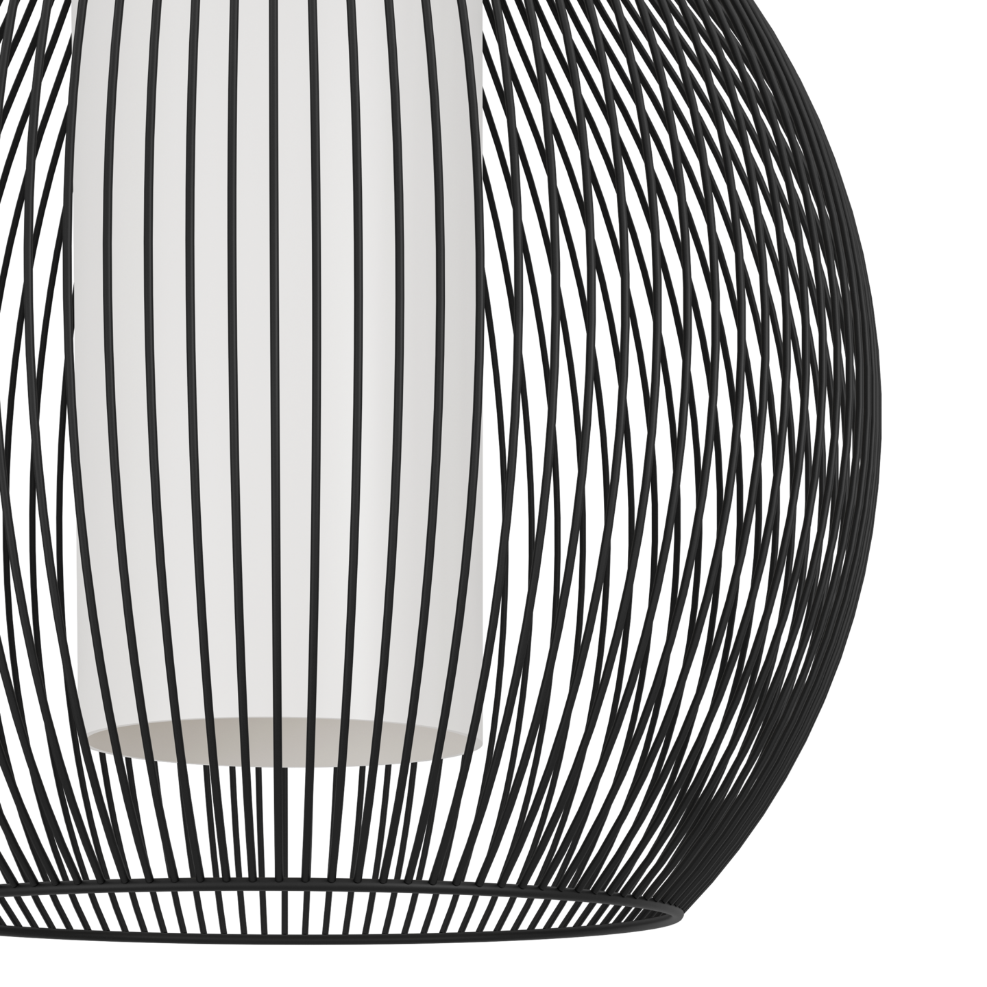 Riippuvalaisin EGLO Razoni 1 E27 40W musta/valkoinen