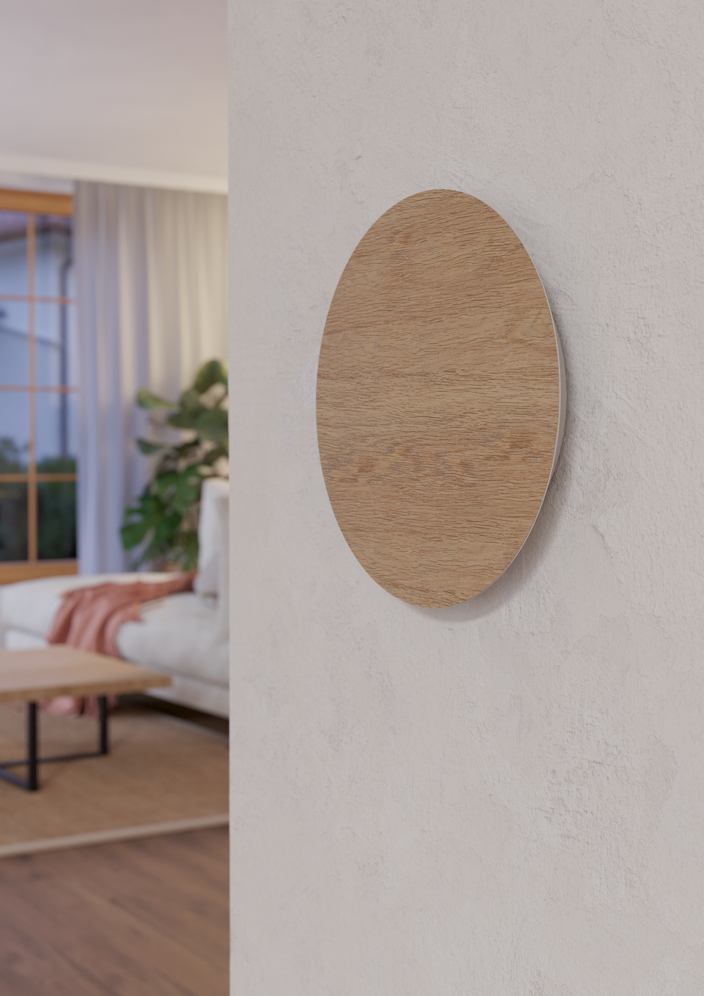 Seinävalaisin EGLO Alamilo 9,2W led puu/valkoinen