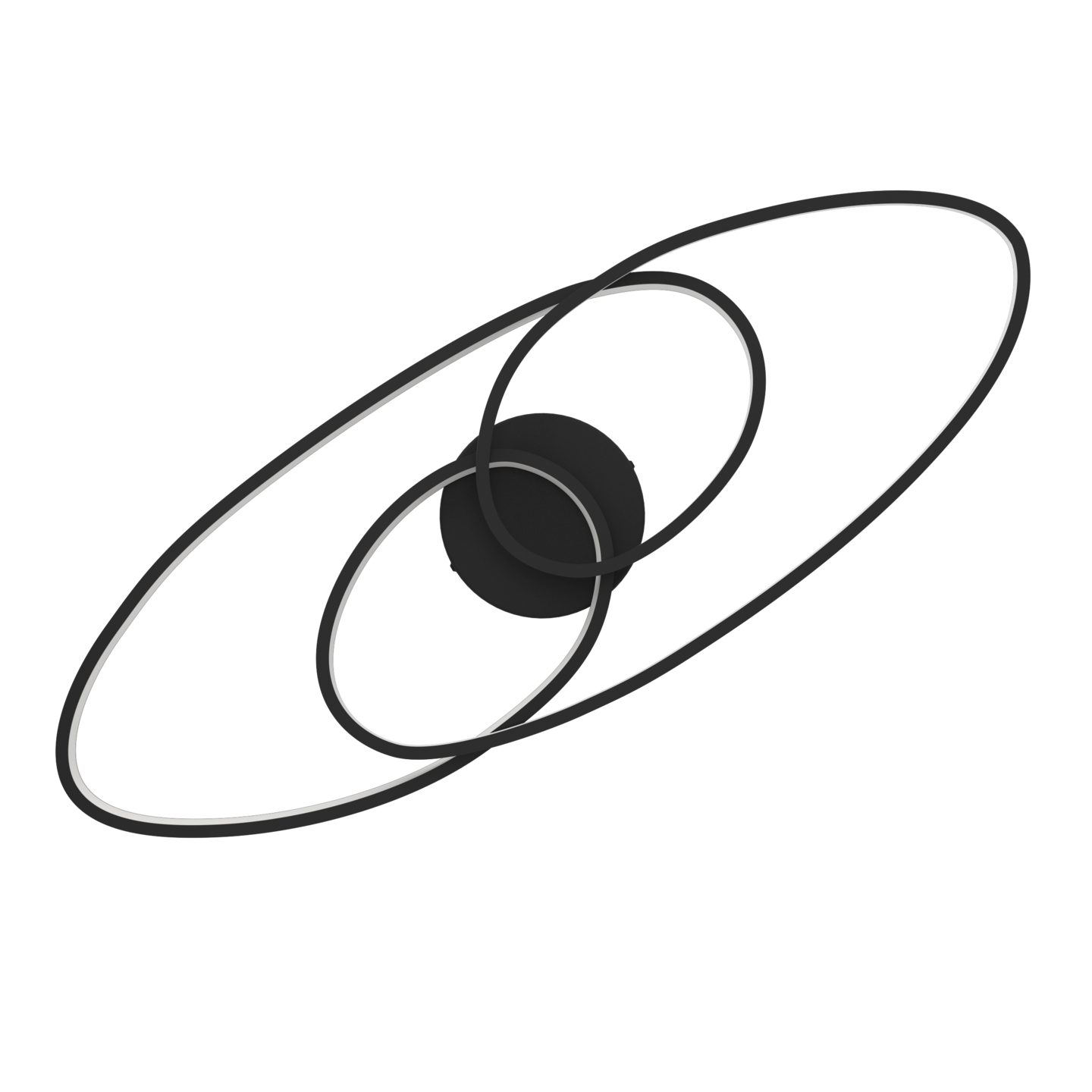 Kattovalaisin EGLO Gianella 38W led musta/valkoinen