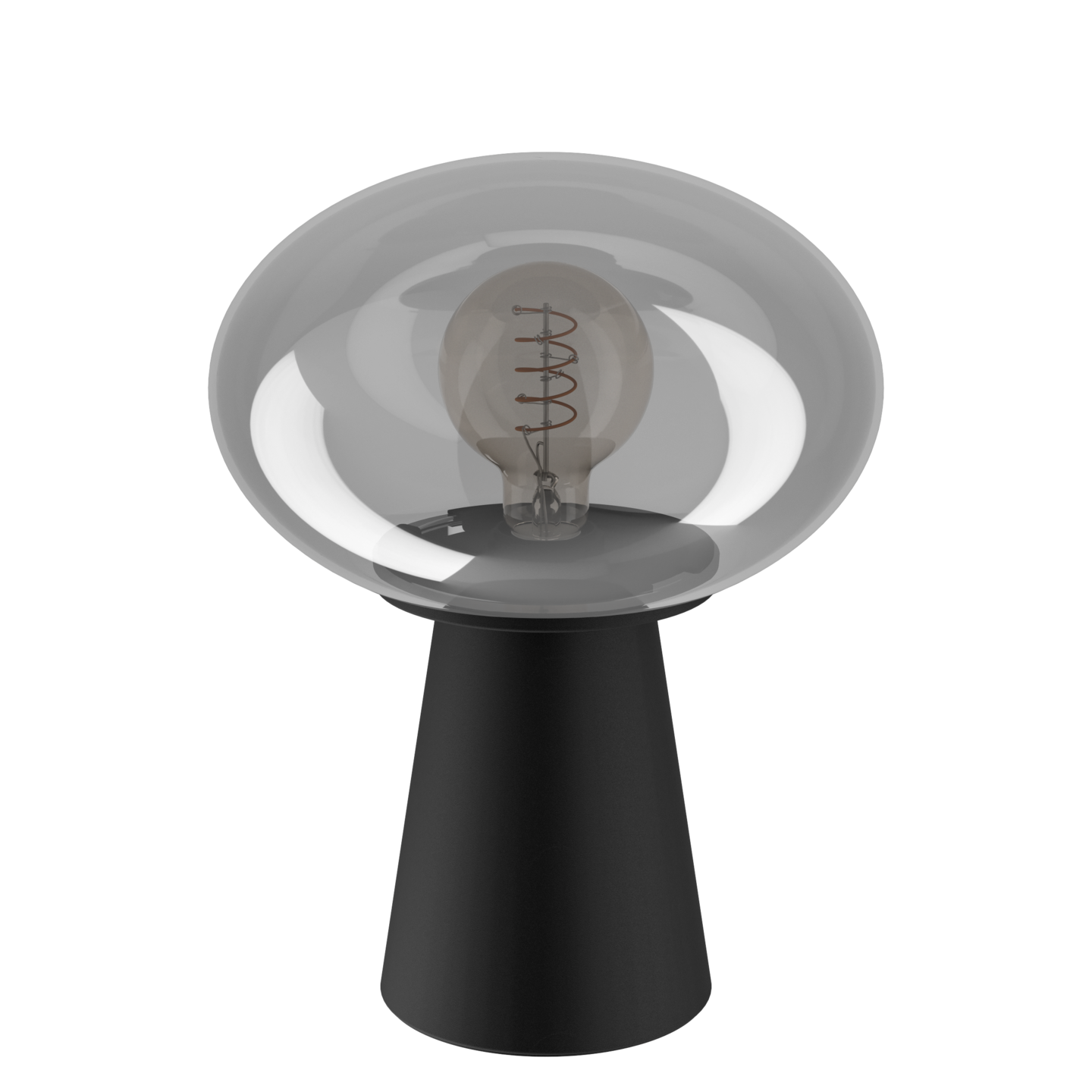 Pöytävalaisin EGLO Madonnina 32,5cm E27 40W musta/harmaa