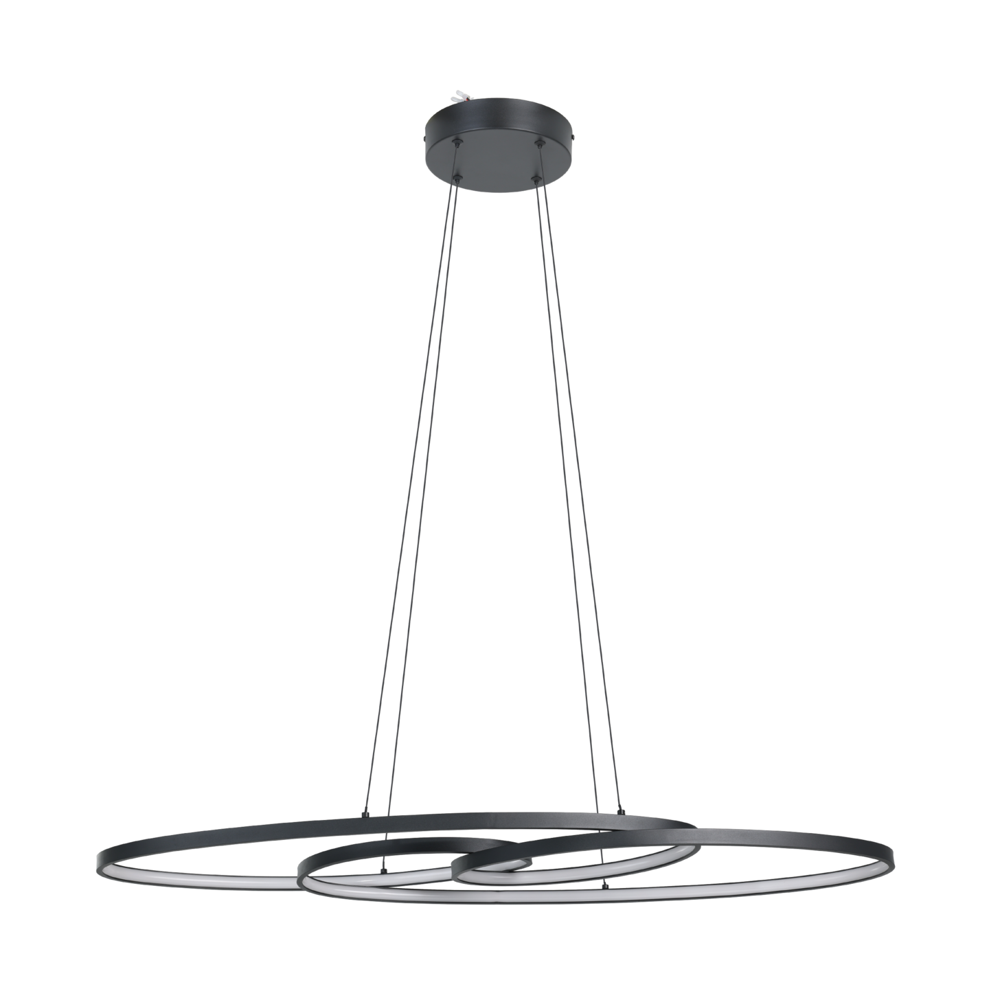 Riippuvalaisin EGLO Gianella 38W led musta/valkoinen