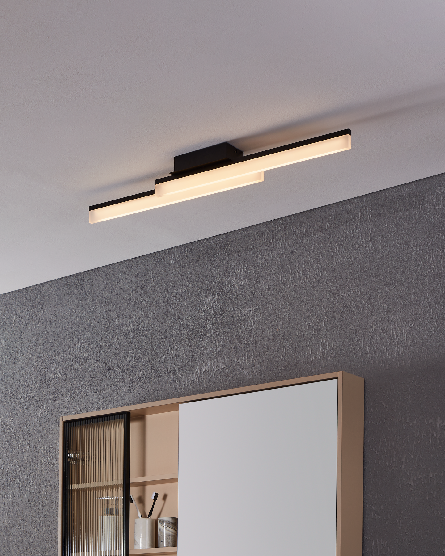 Kattovalaisin EGLO Palmital 2x11W led musta