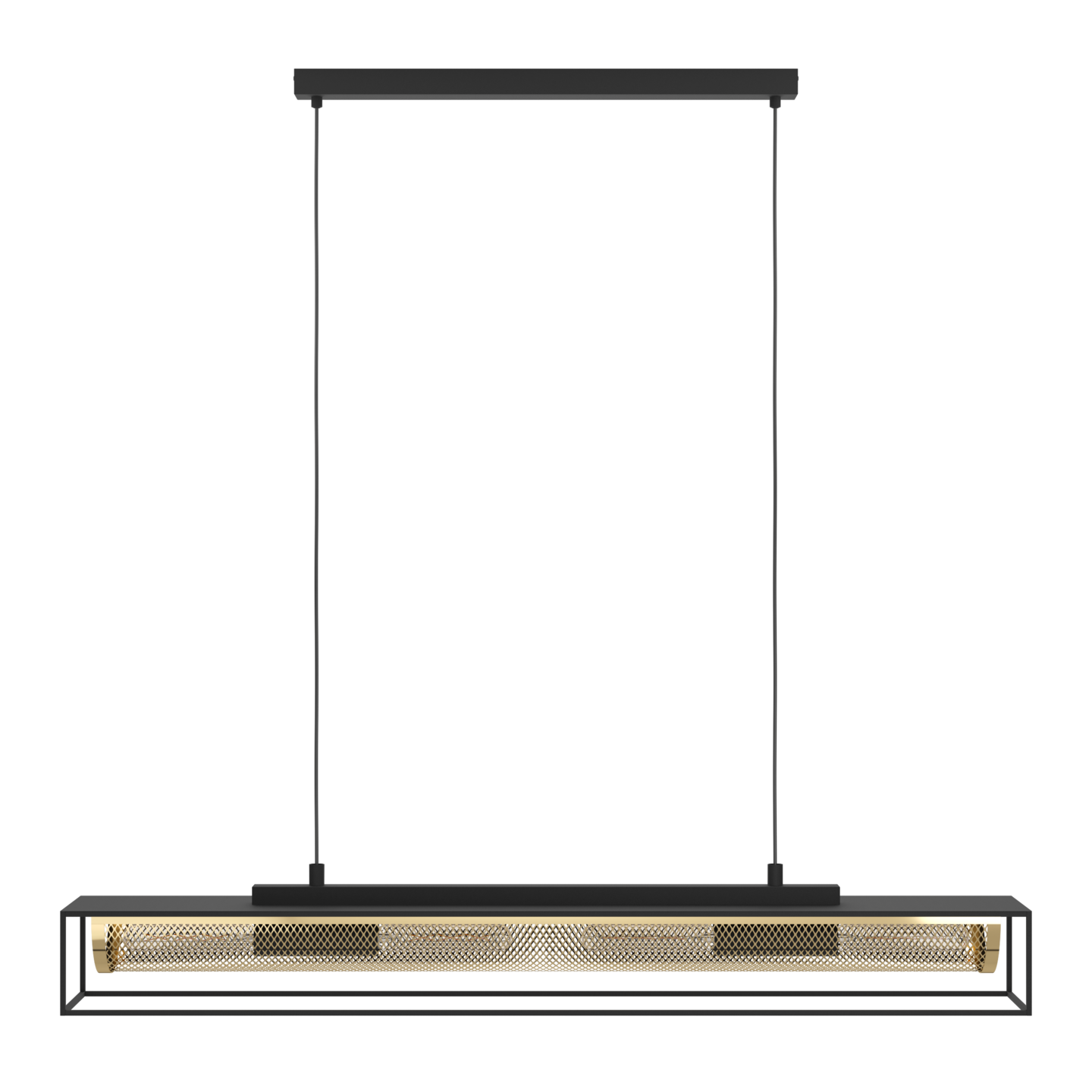 Riippuvalaisin EGLO Nohales 4xE27 40W messinki/musta