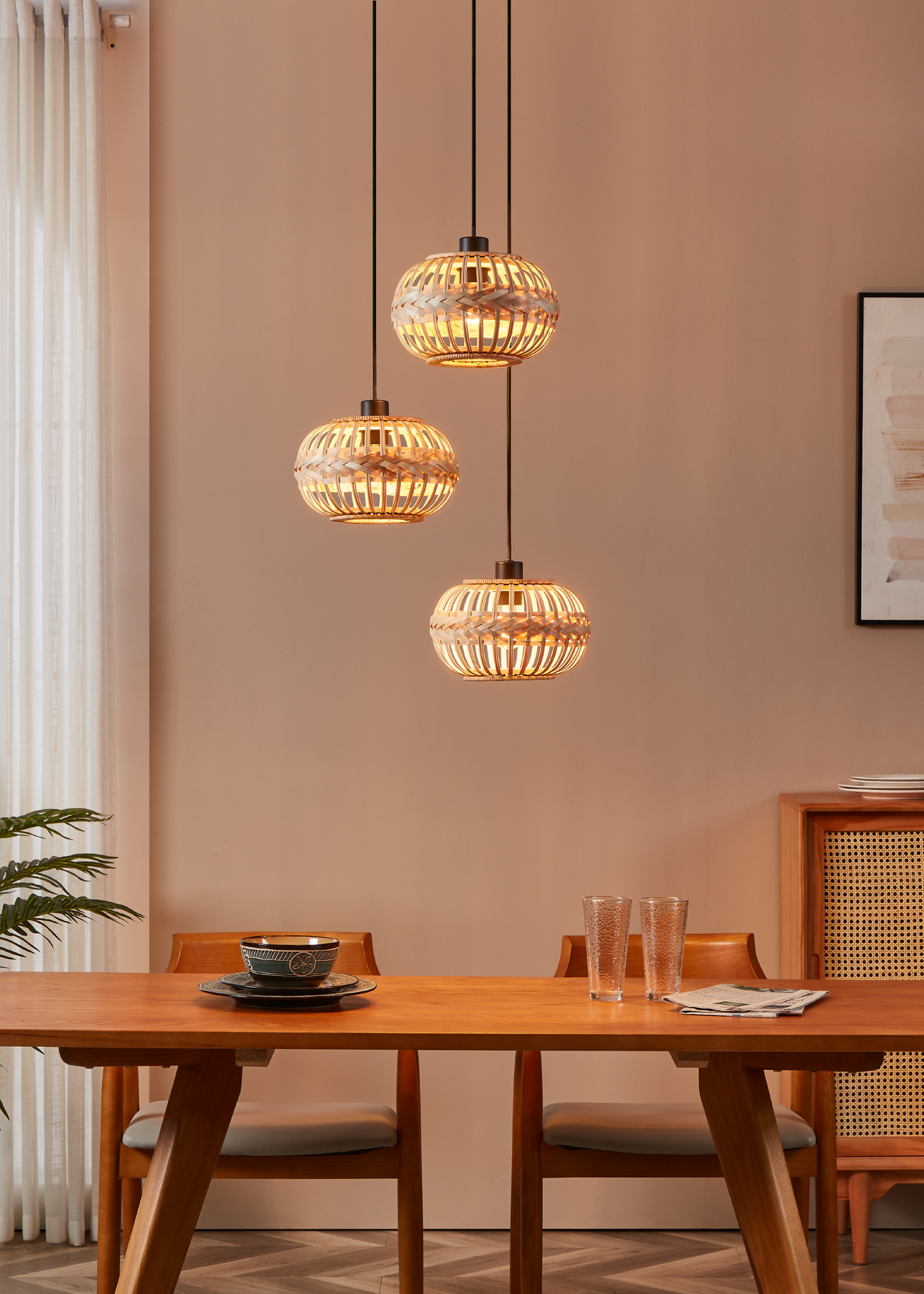 Riippuvalaisin EGLO Amsfield 1 3-osainen 48cm 3xE27 40W