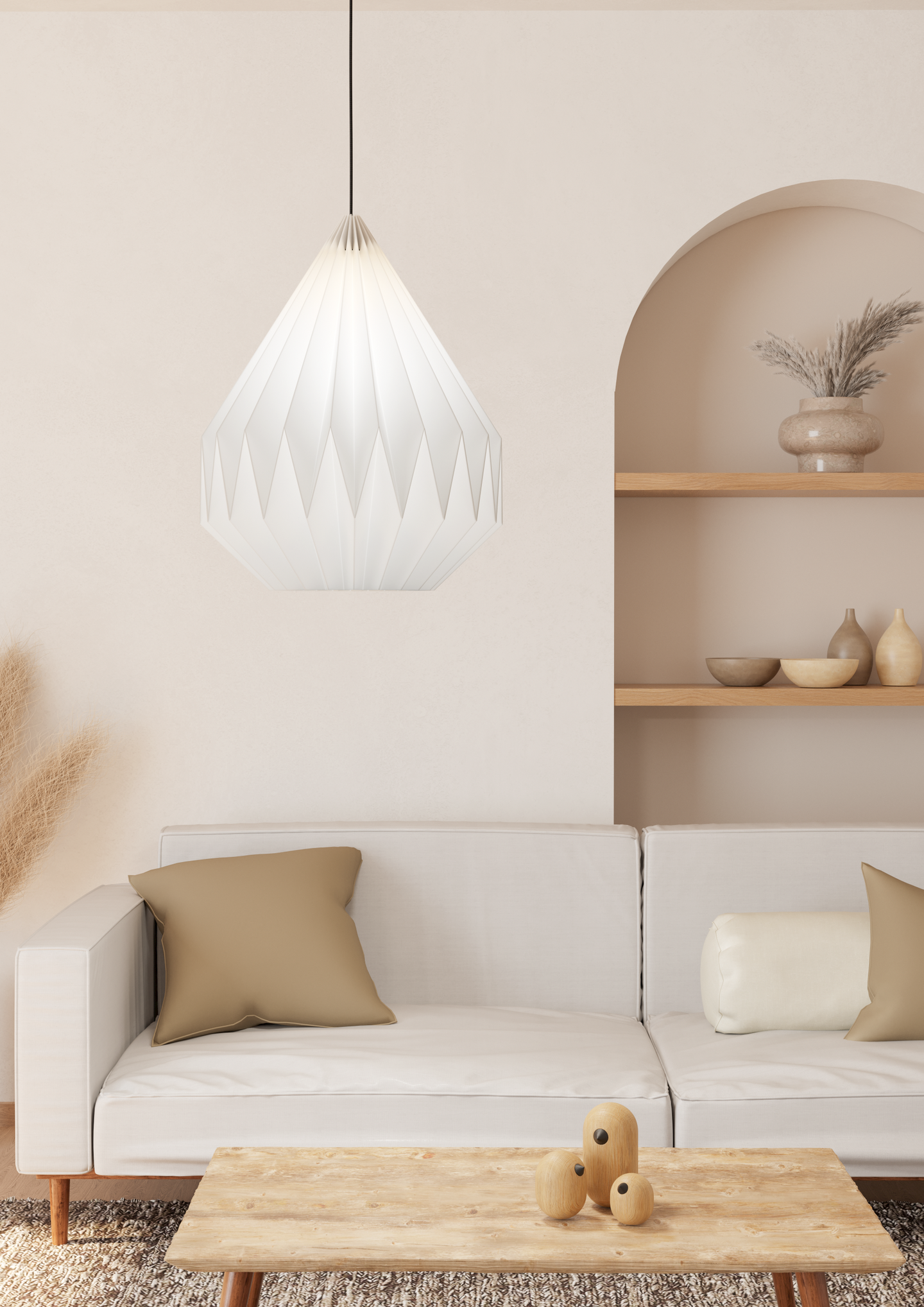 Riippuvalaisin EGLO Minting 45cm E27 25W valkoinen