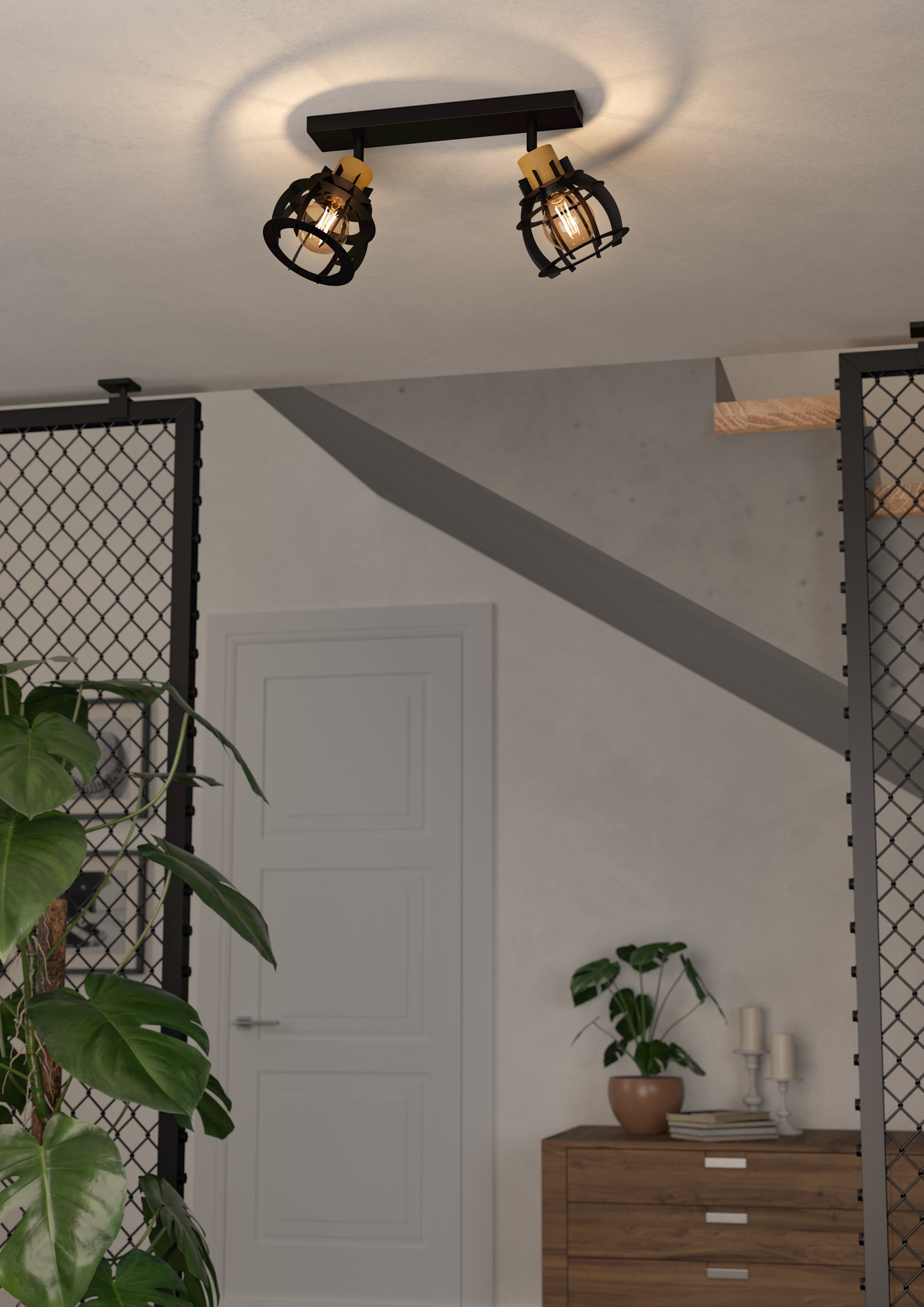 Kattovalaisin EGLO Stillington 1 2-os 2xE27 40W