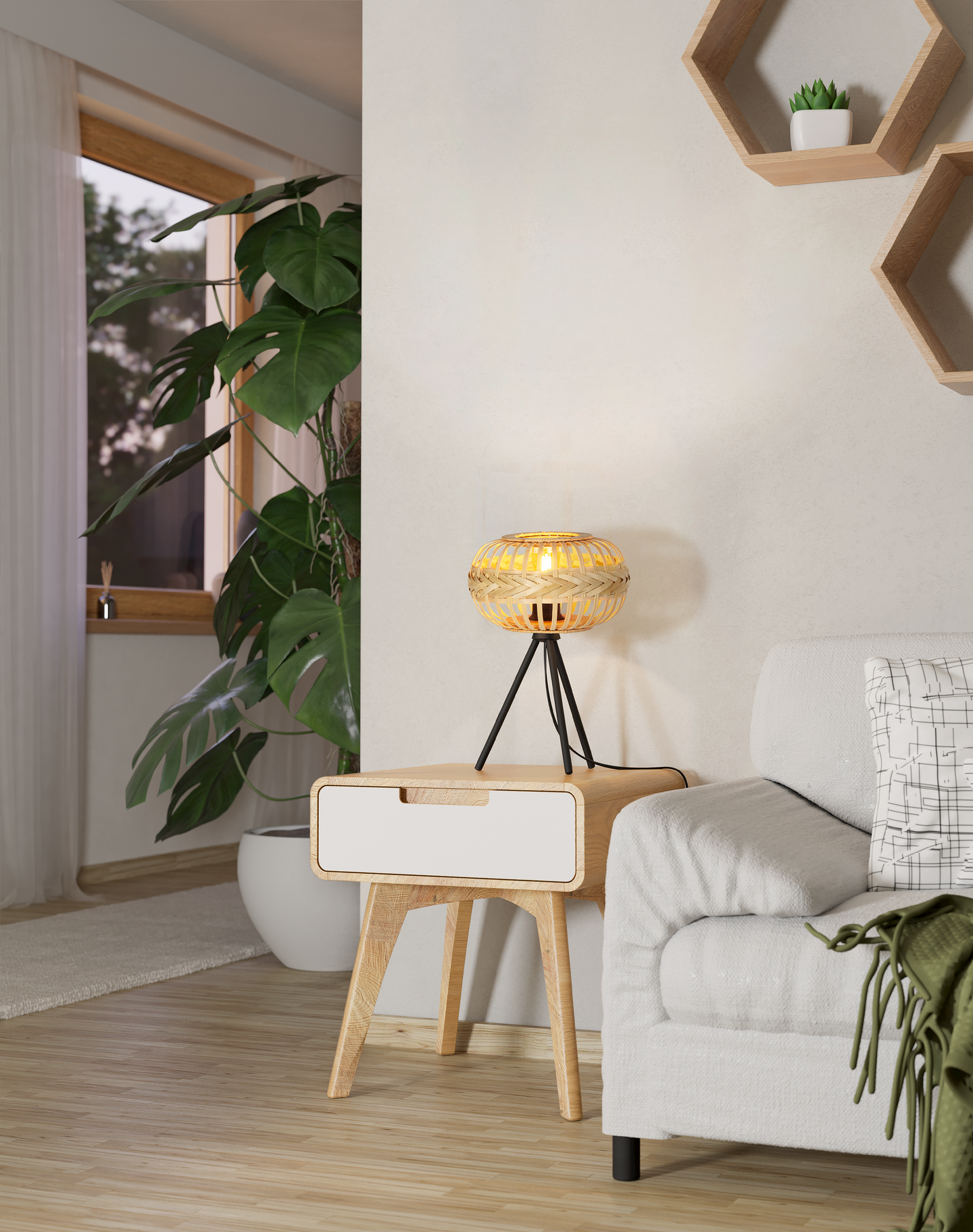 Pöytävalaisin EGLO Amsfield 1 26x41cm E27 40W