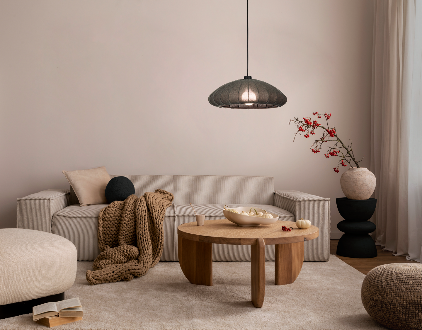 Riippuvalaisin EGLO Barlaston 45cm E27 40W musta/harmaa