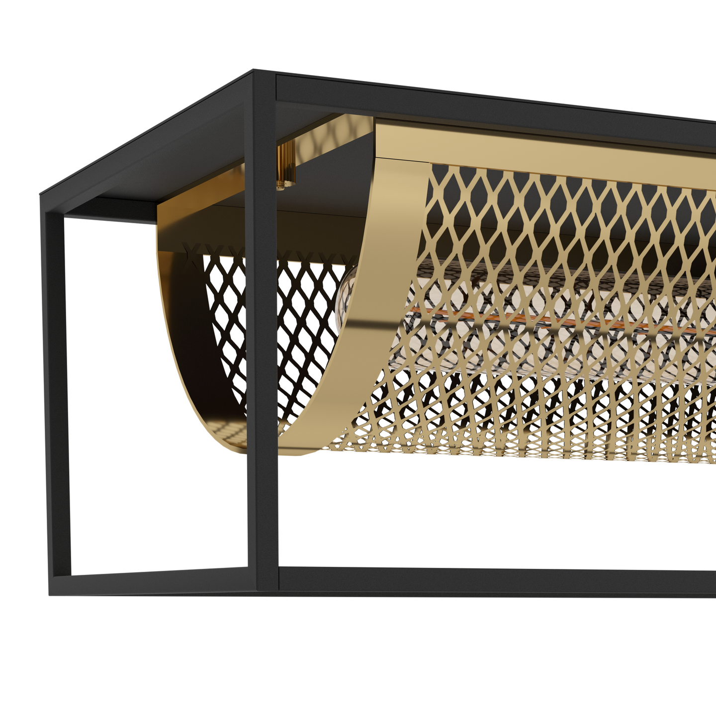 Riippuvalaisin EGLO Nohales 4xE27 40W messinki/musta