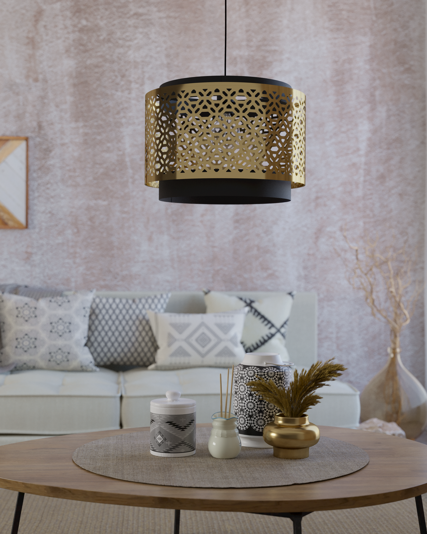 Riippuvalaisin EGLO Sandbach E27 40W messinki/musta