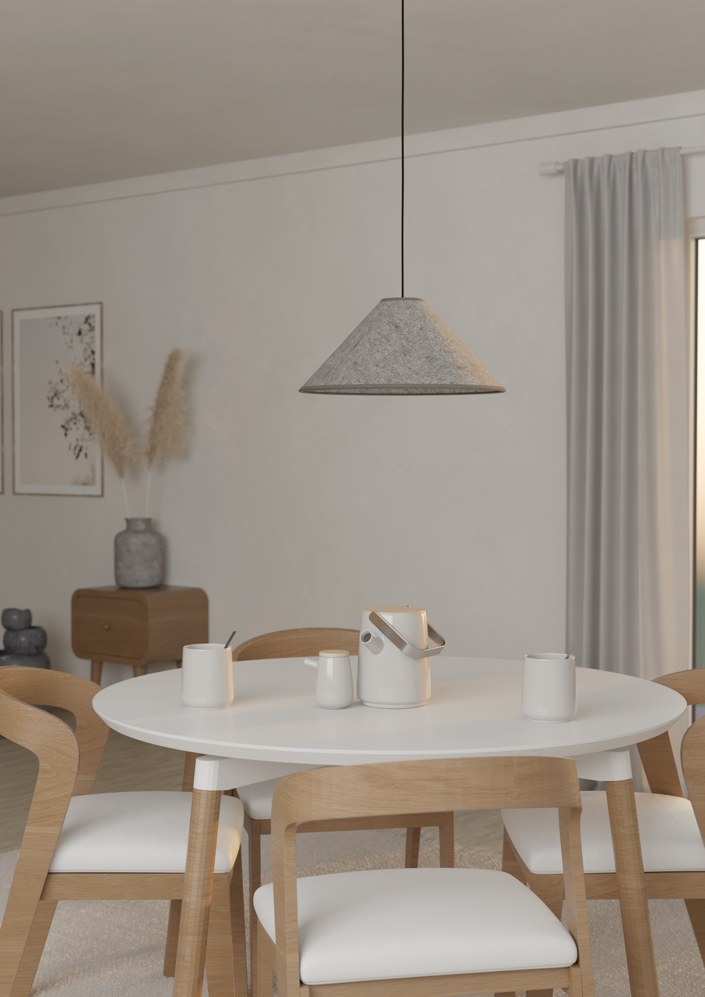 Riippuvalaisin EGLO Alsager E27 40W harmaa/musta