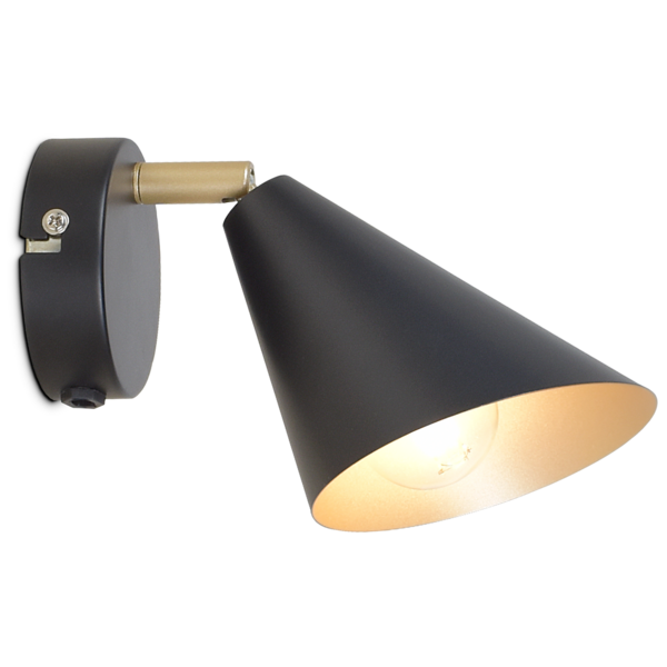 Seinävalaisin Sessak Lux E14 musta