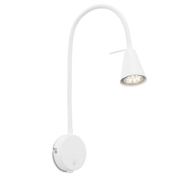 Seinävalaisin Sessak Amara GU10 valkoinen