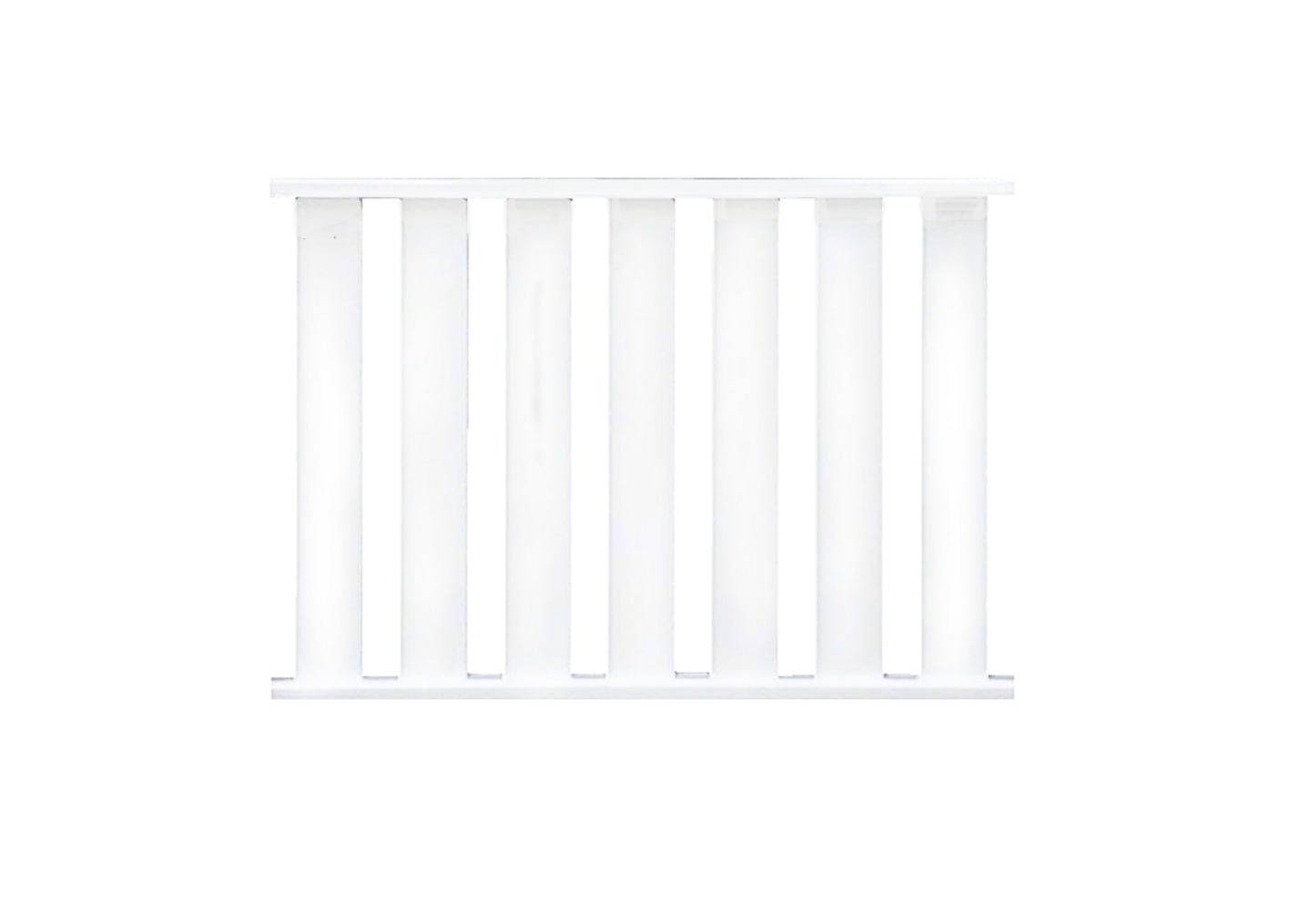 Alumiinikaide-elementti KaideX Ruska 1500x950mm Valkoinen