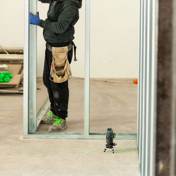 Lattia- ja kattokisko Knauf SK 66/37 3000mm