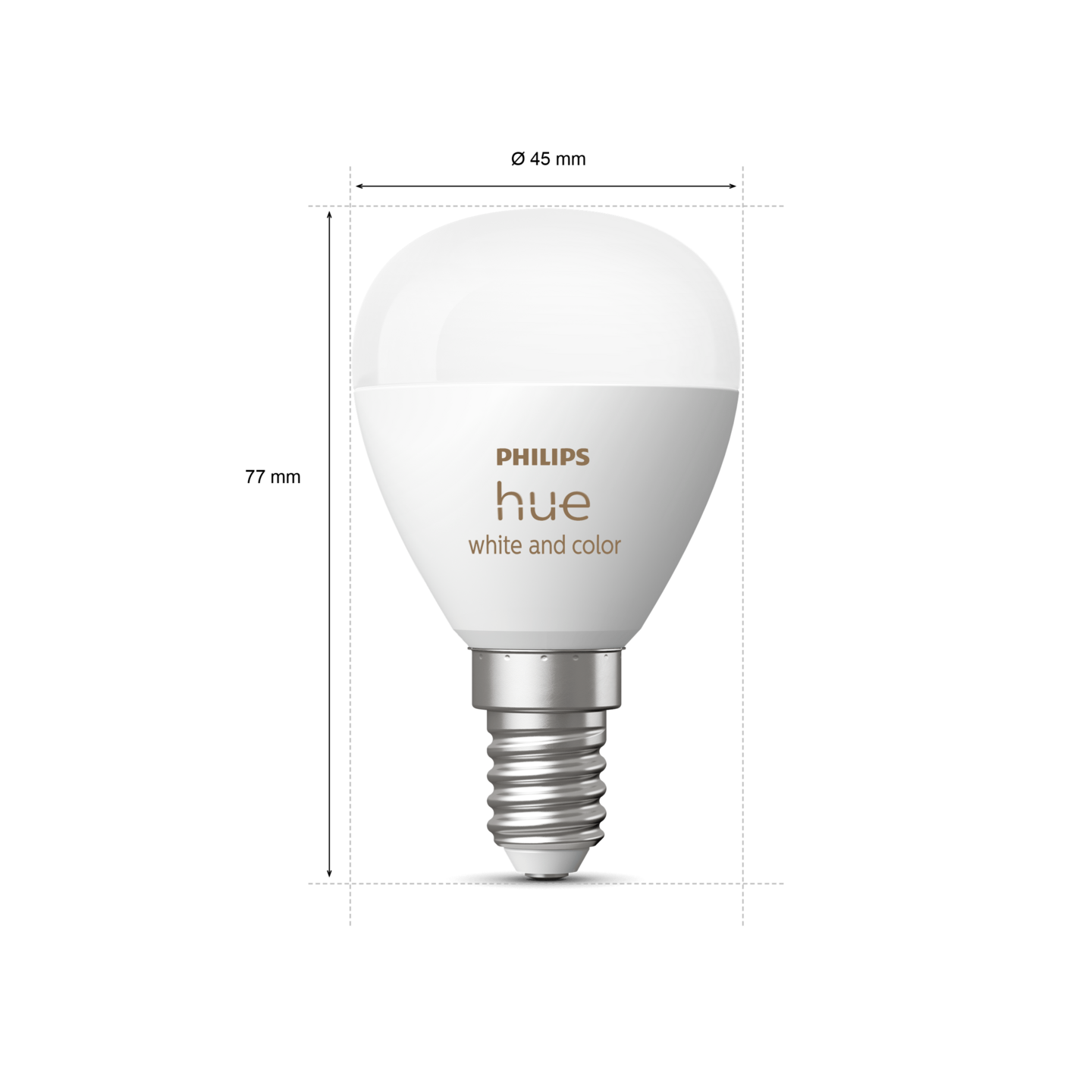 Led-pienkupulamppu Philips Hue E14 470lm valkoinen/huurrettu muovi