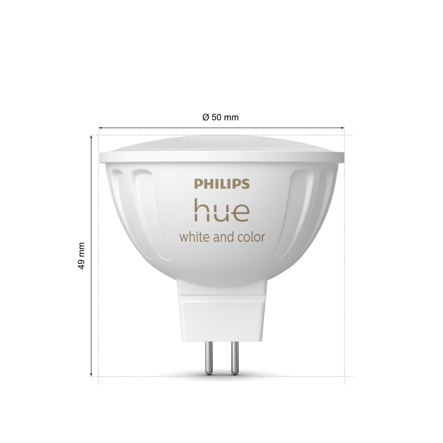 Led-kohdelamppu Philips Hue GU5.3 400lm valkoinen huurrettu muovi 2kpl