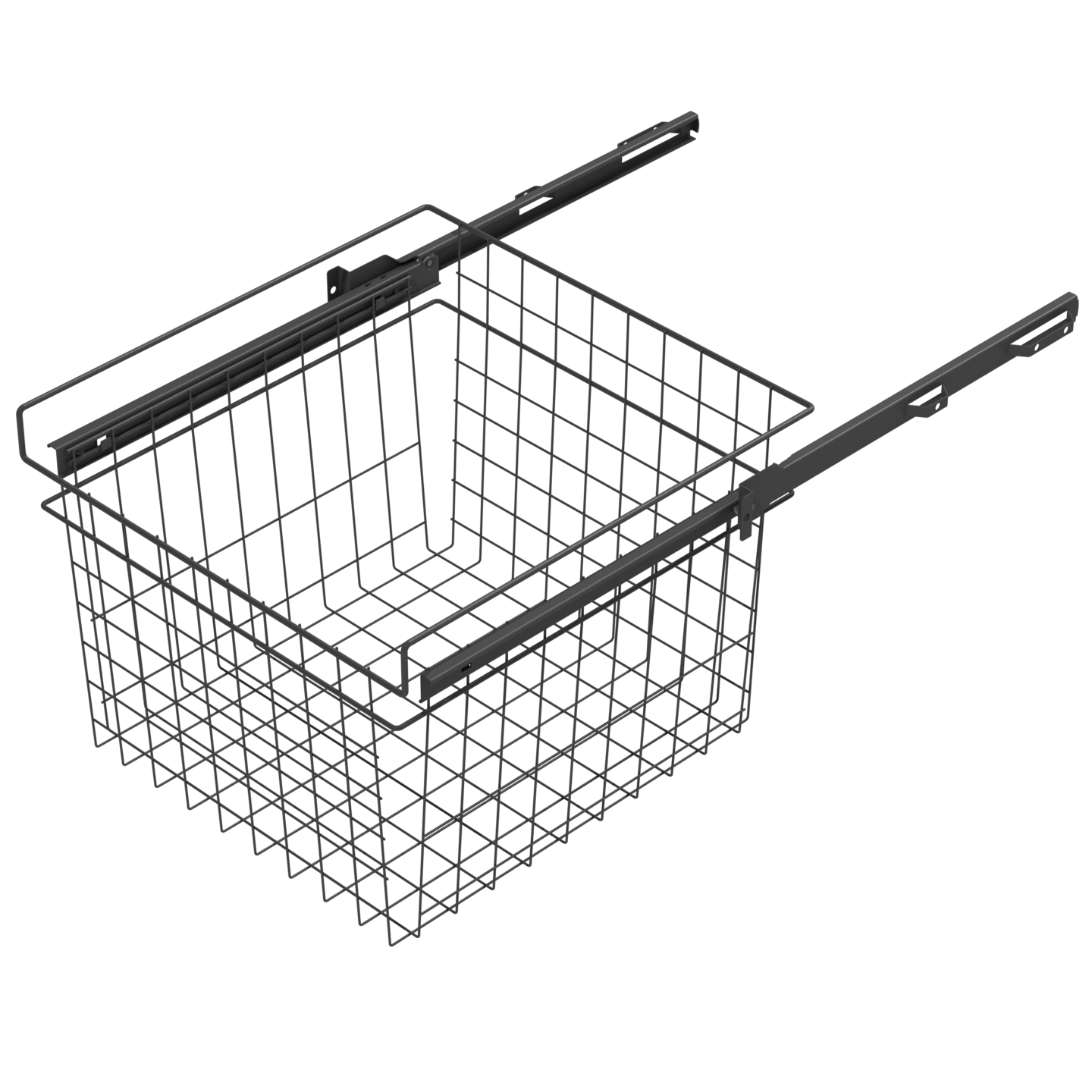 Rullakiskokori LM 603 korkea antrasiitti 50 cm kaappiin