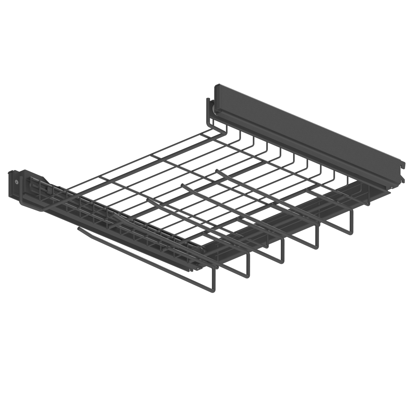 Ulosvedettävä housuteline LM 651 kehyksellä M500 antrasiitti