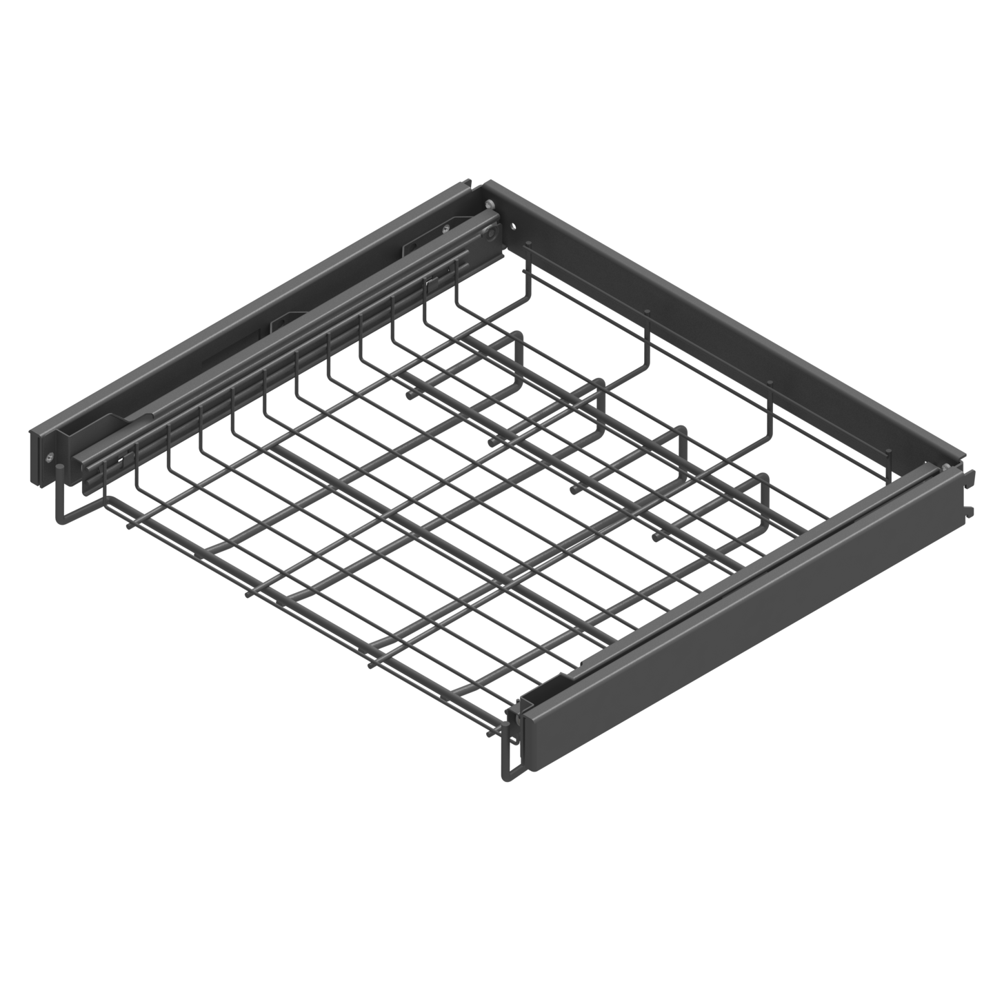Ulosvedettävä housuteline LM 651 kehyksellä M500 antrasiitti