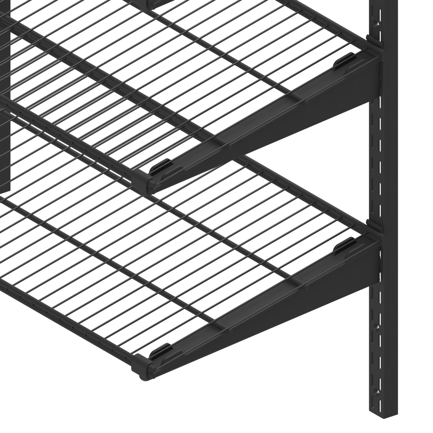 Lankahyllyn asennuslista LM 818 antrasiitti
