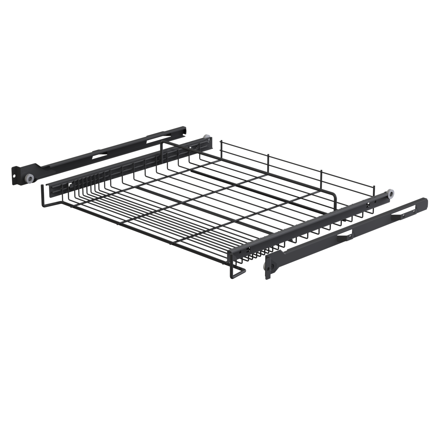 Kenkähylly LM 657 antrasiitti 60 cm kaappiin