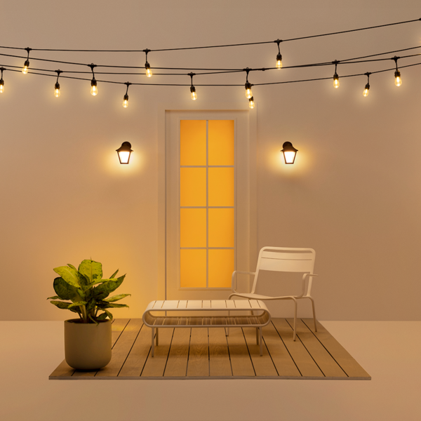 Ulkoseinävalaisin WiZ Classic 1000lm 2700-5000K