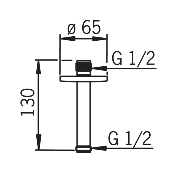 Suihkuputki Oras 231042 Hydra