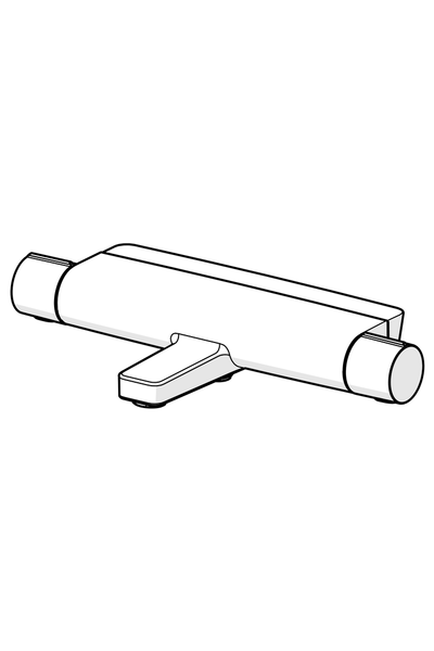 Amme- ja suihkuhana Oras 7140GN-33 Optima Style juoksuputki musta
