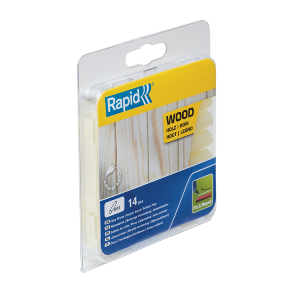 Liima Rapid 12mm lyhyt 14kpl puu