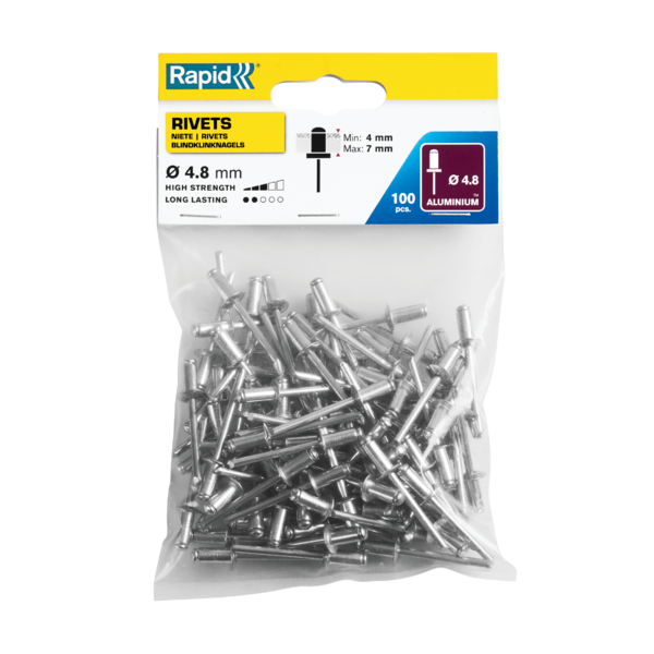 Vetoniitti Rapid 4,8x10mm 100kpl