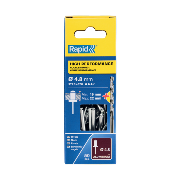 Vetoniitti Rapid 4,8x25mm High Performance 50kpl