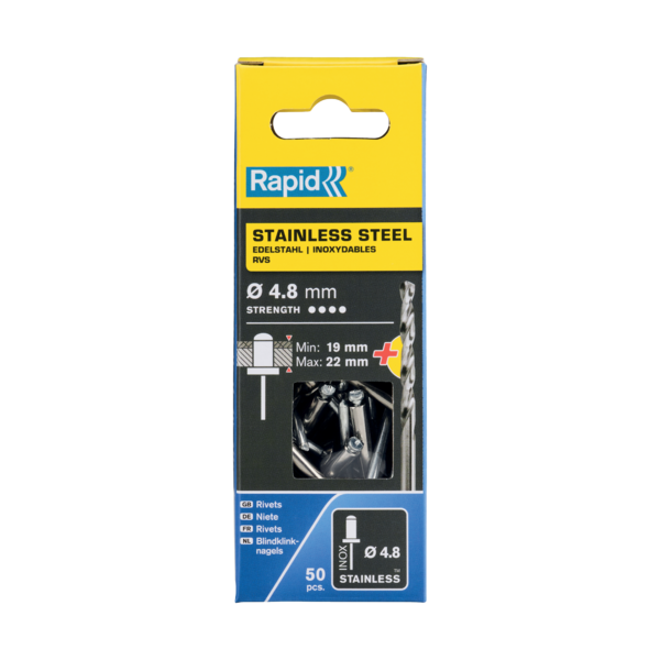 Vetoniitti Rapid 4,8x25mm rst 50kpl
