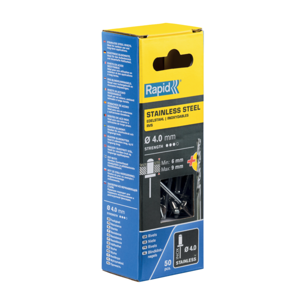 Vetoniitti Rapid 4,0x12mm rst 50kpl