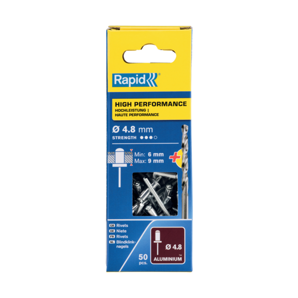 Vetoniitti Rapid 4,8x12mm High Performance 50kpl